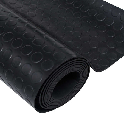 Floor Mat Black 1.5 x 4 m Rubber