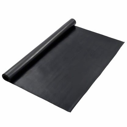 Floor Mat Black 1.2 x 2 m Rubber