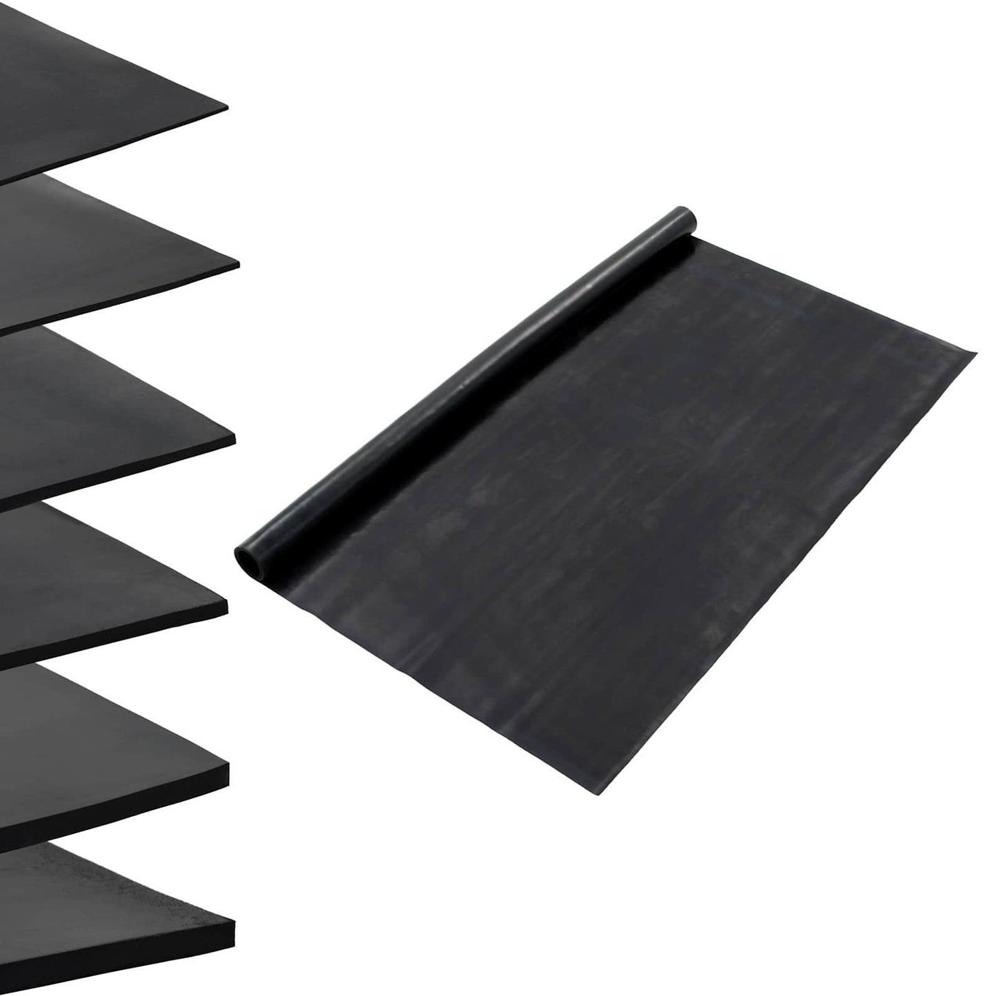Floor Mat Black 1.2 x 5 m Rubber