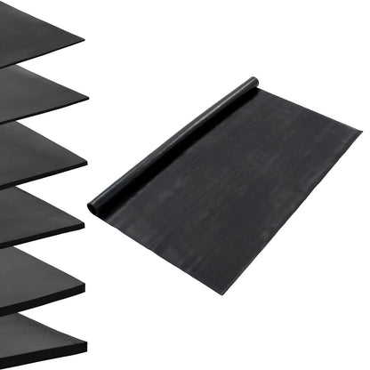 Floor Mat Black 1.2 x 5 m Rubber