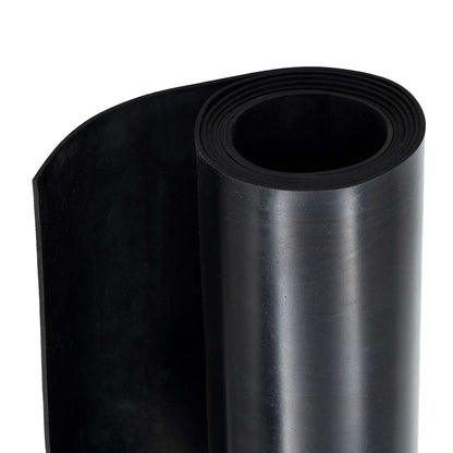 Floor Mat Black 1.2 x 2 m Rubber