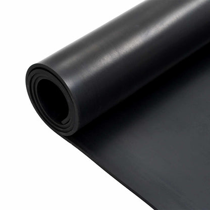 Floor Mat Black 1.2 x 2 m Rubber