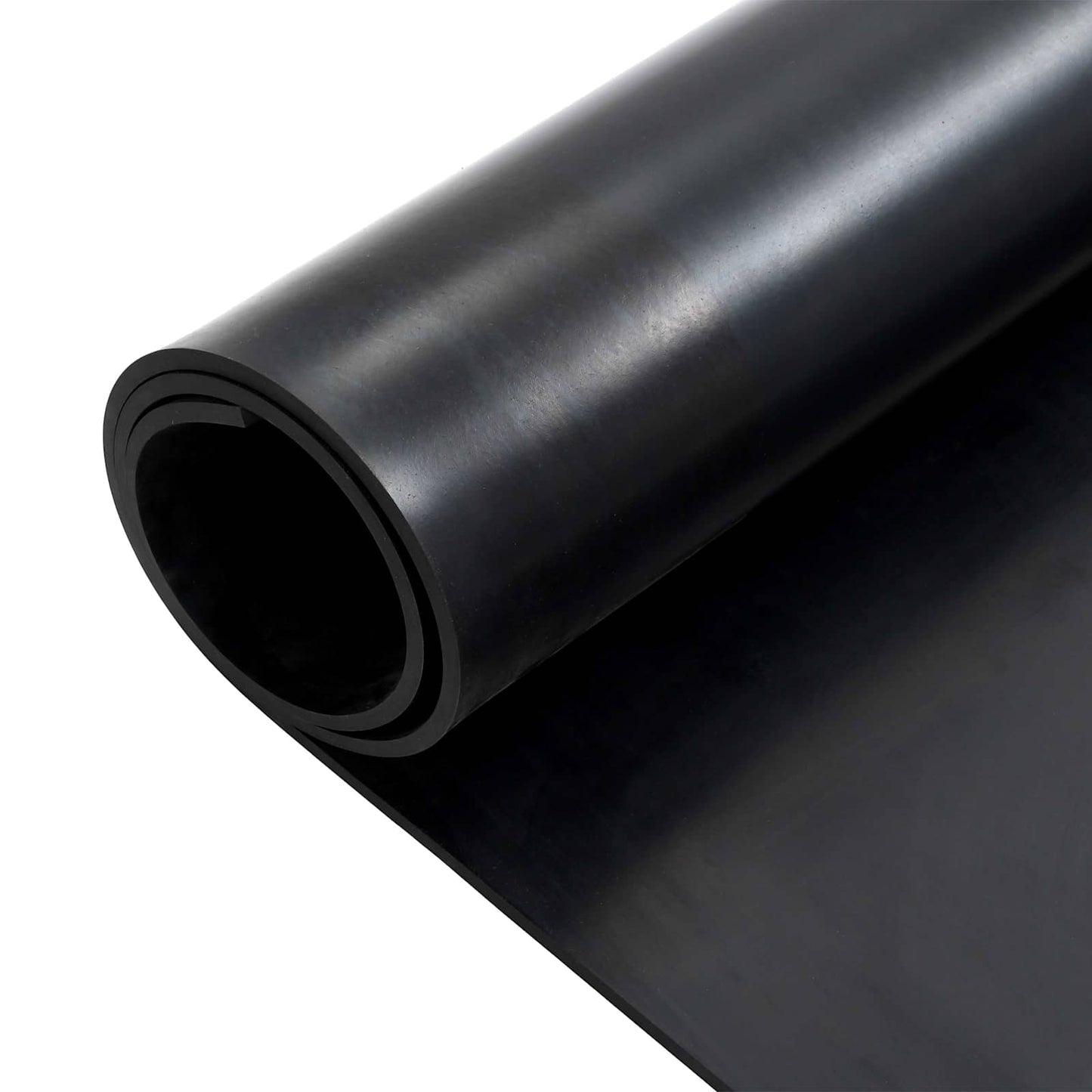 Floor Mat Black 1.2 x 2 m Rubber