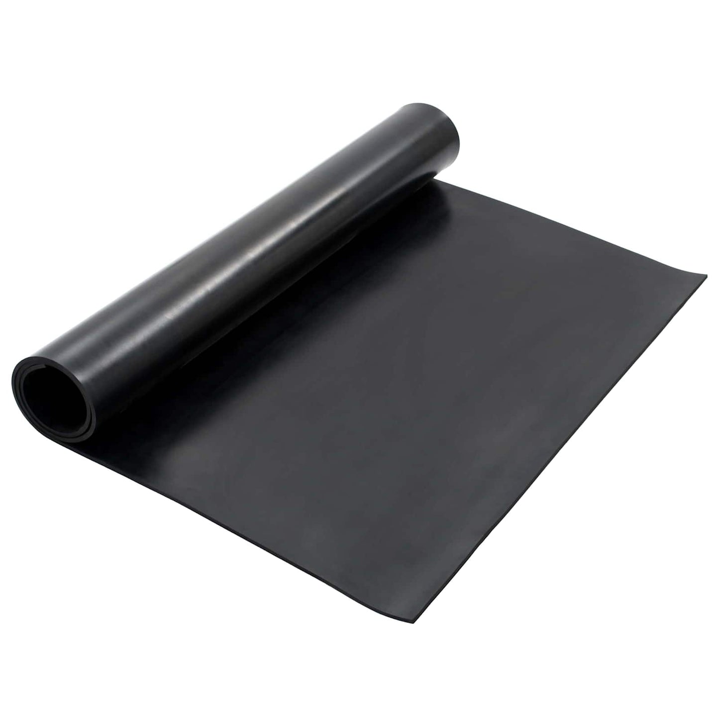 Floor Mat Black 1.2 x 2 m Rubber