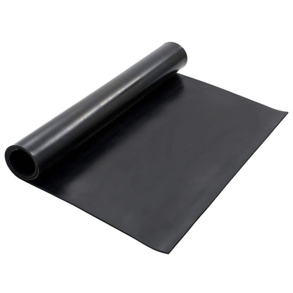 Floor Mat Black 1.2 x 2 m Rubber