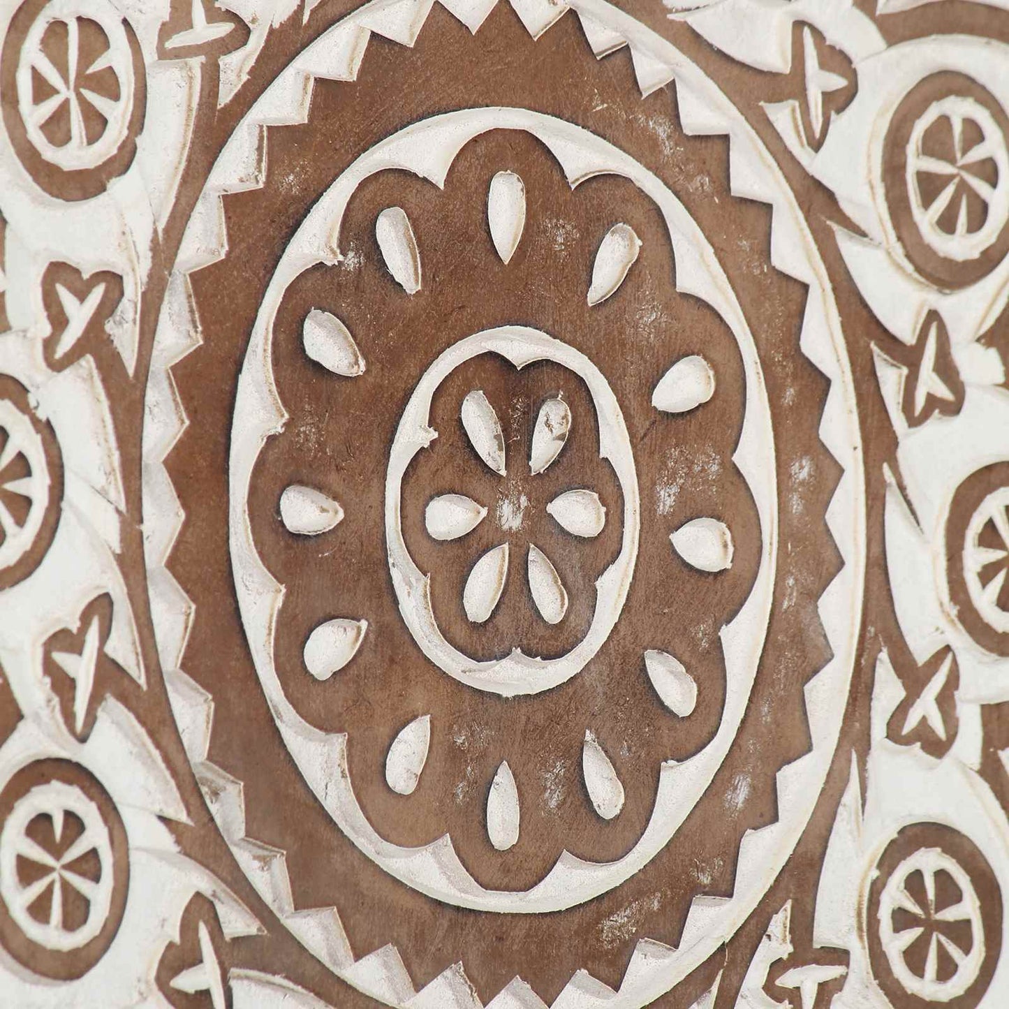 Art Decor 2 pcs Brown and White 40 x 40 x 1.5 cm
