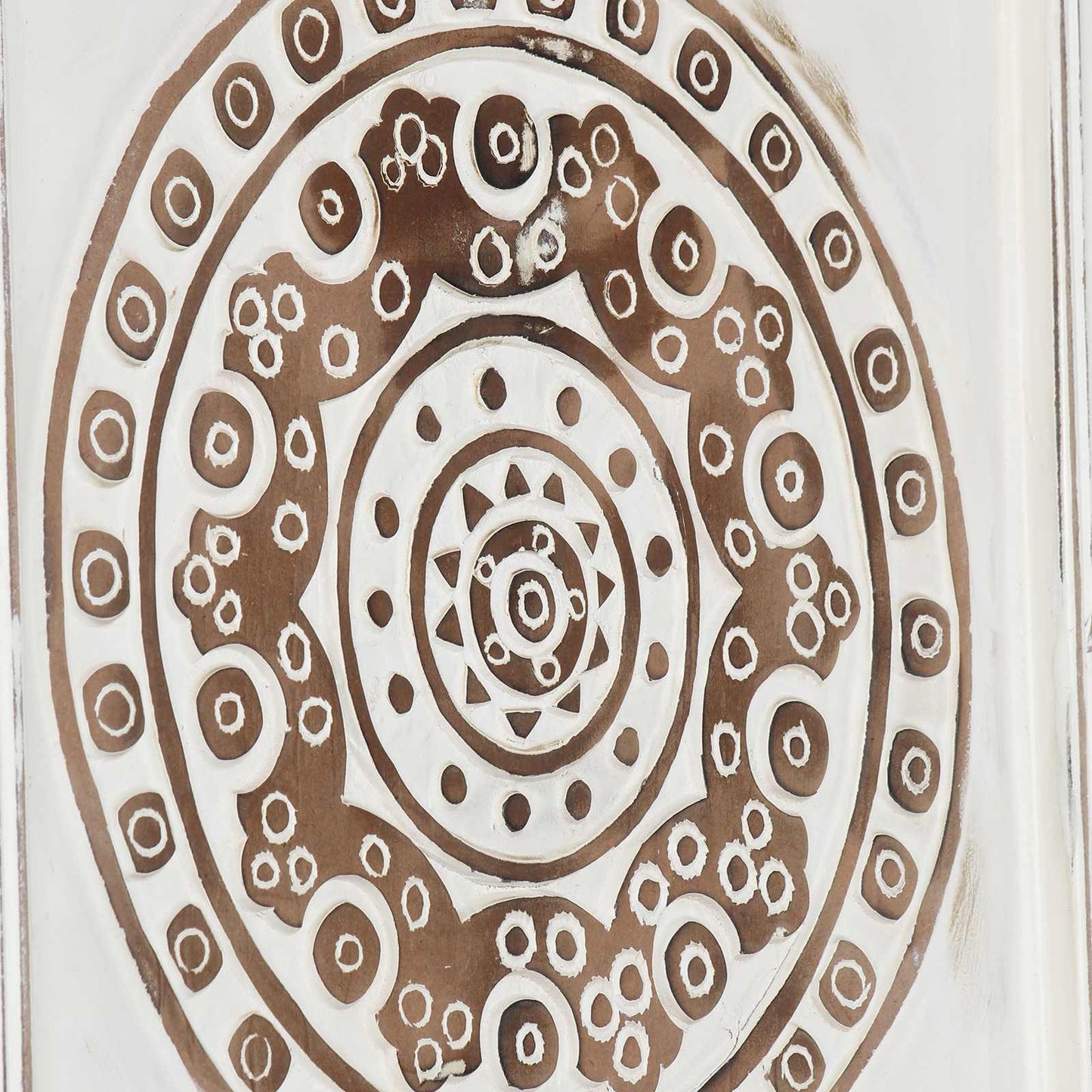 Art Decor 2 pcs Brown and White 40 x 40 x 1.5 cm