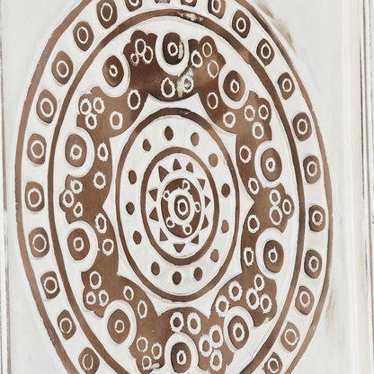 Art Decor 2 pcs Brown and White 40 x 40 x 1.5 cm