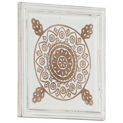 Art Decor 2 pcs Brown and White 40 x 40 x 1.5 cm