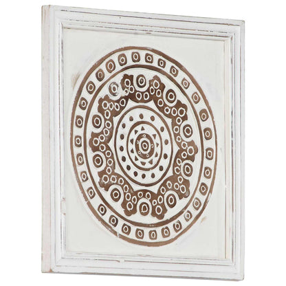Art Decor 2 pcs Brown and White 40 x 40 x 1.5 cm