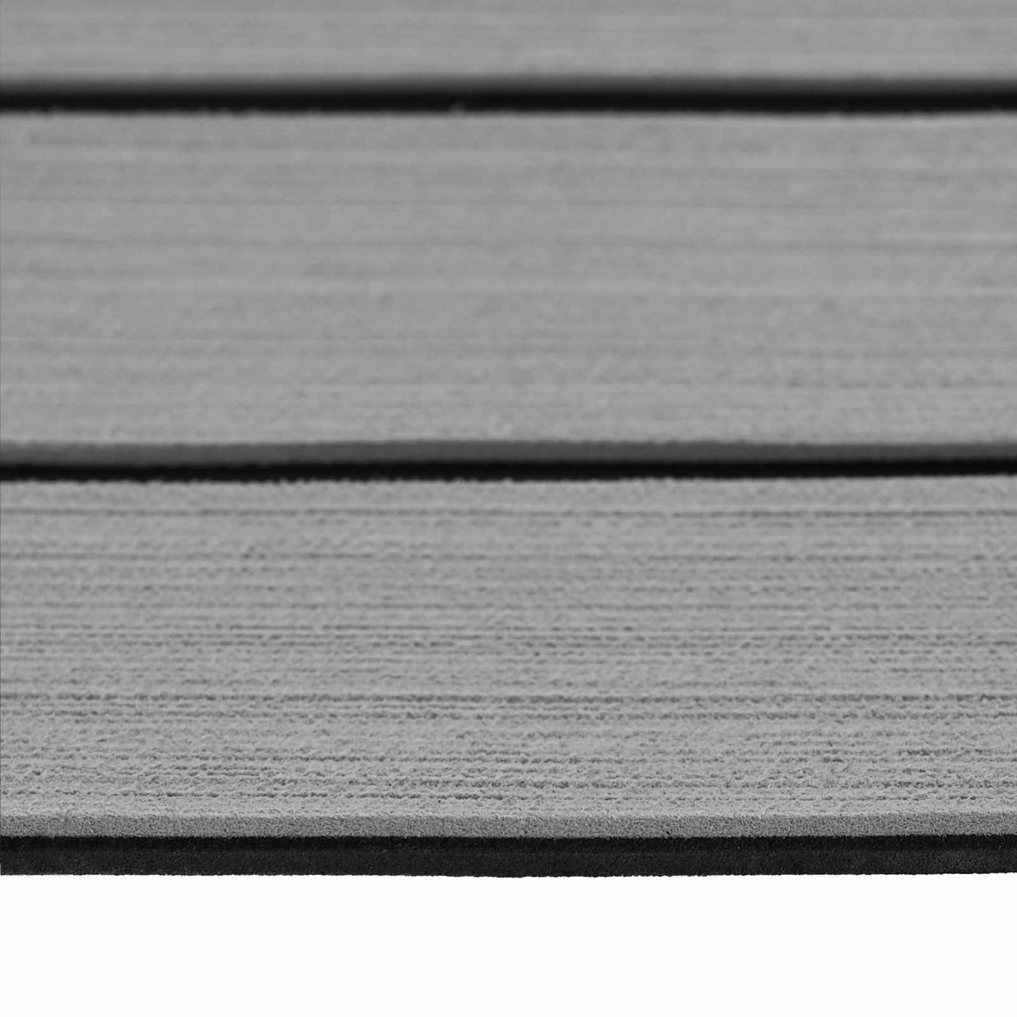 Boat Mat Striped Light Grey and Black 240 x 90 cm EVA