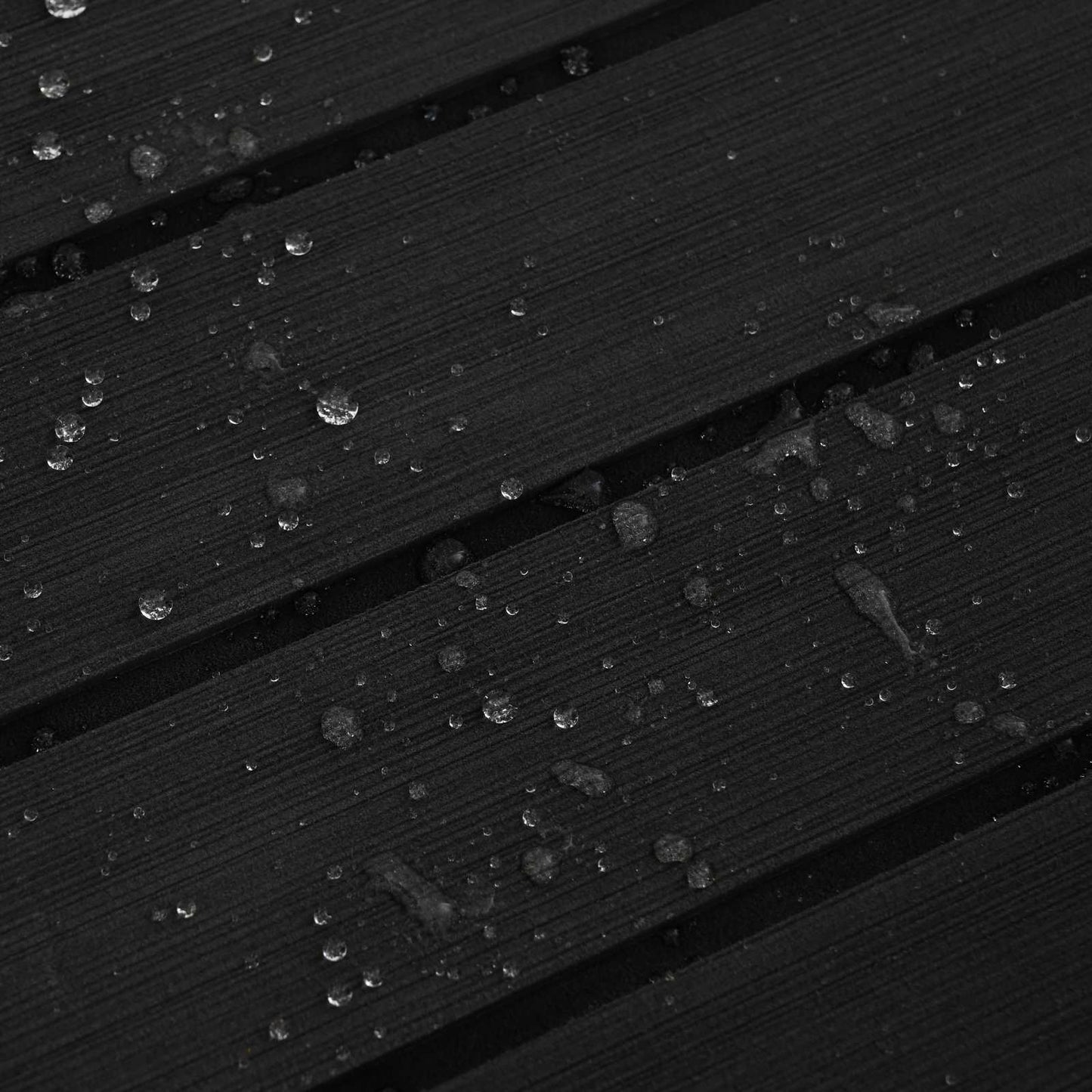 Boat Mat Striped Dark Grey and Black 240 x 90 cm EVA