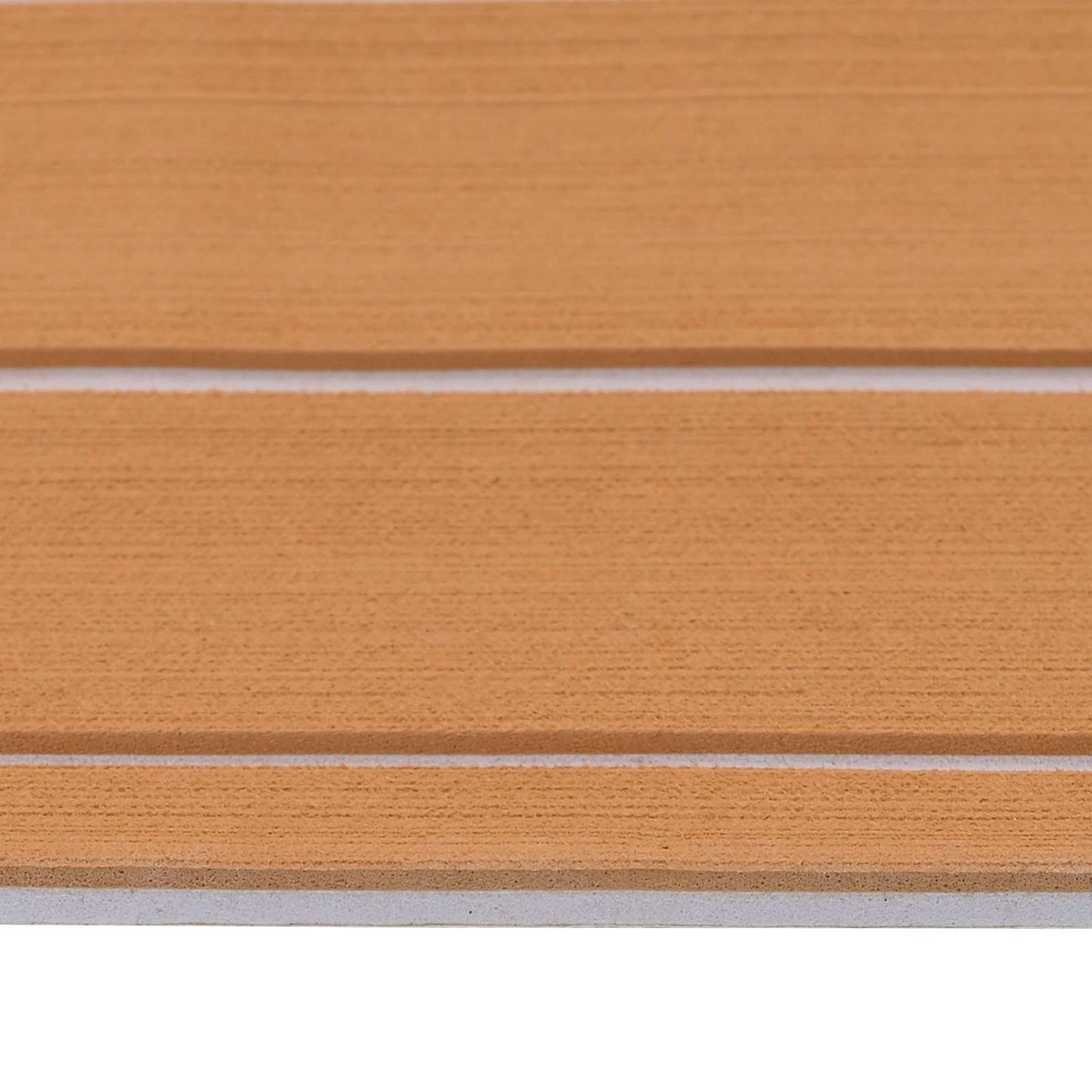 Boat Mat Striped Brown and White 240 x 90 cm EVA