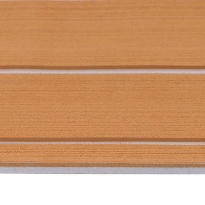 Boat Mat Striped Brown and White 240 x 90 cm EVA