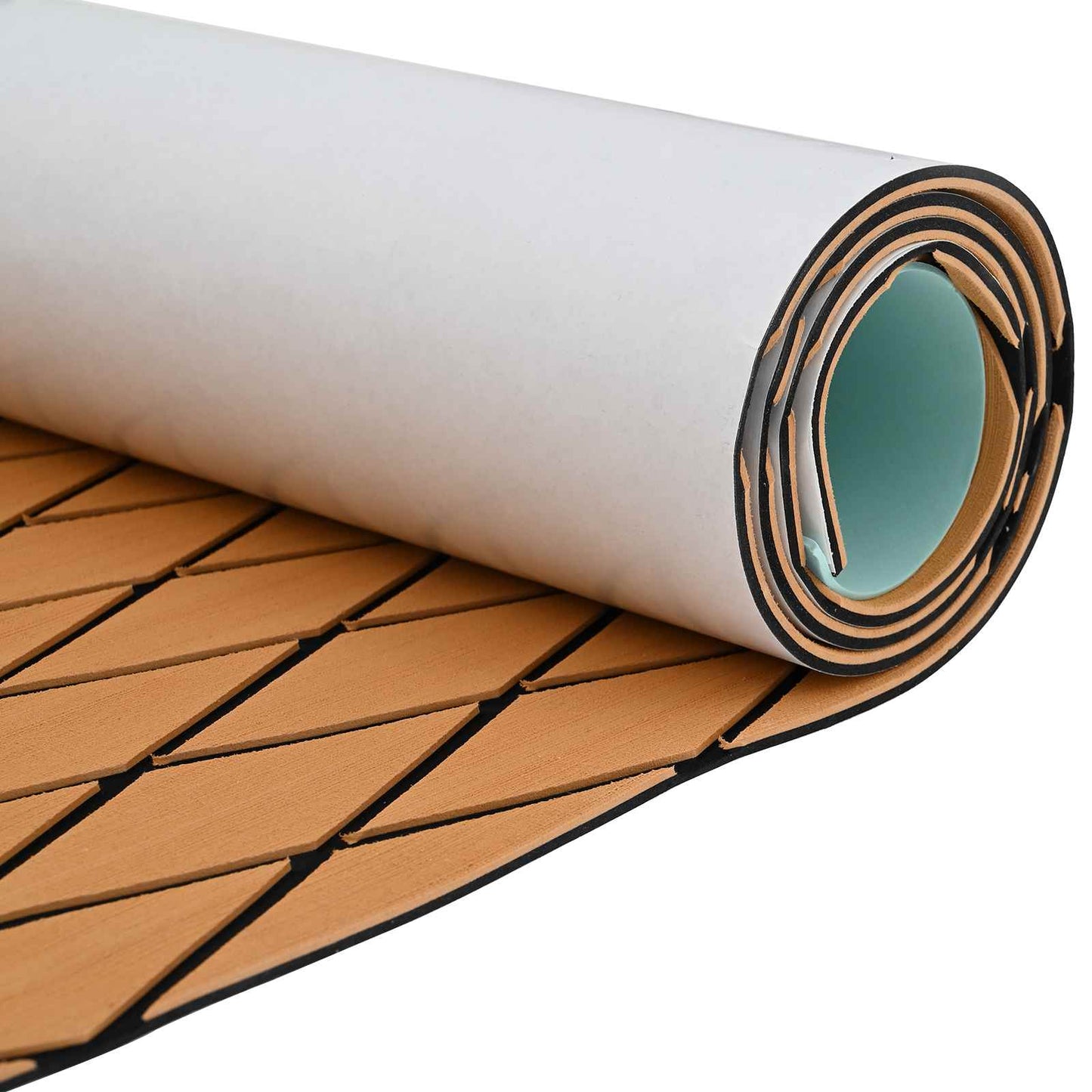 Boat Mat Striped Brown and Black 190 x 70 cm EVA