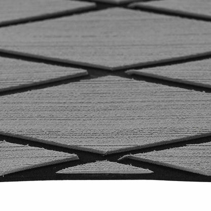 Boat Mat Harlequin Light Grey and Black 190 x 70 cm EVA