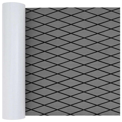 Boat Mat Harlequin Light Grey and Black 190 x 70 cm EVA