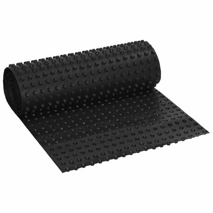Dimpled Drainage Sheet Black 0.5 x 10 m HDPE
