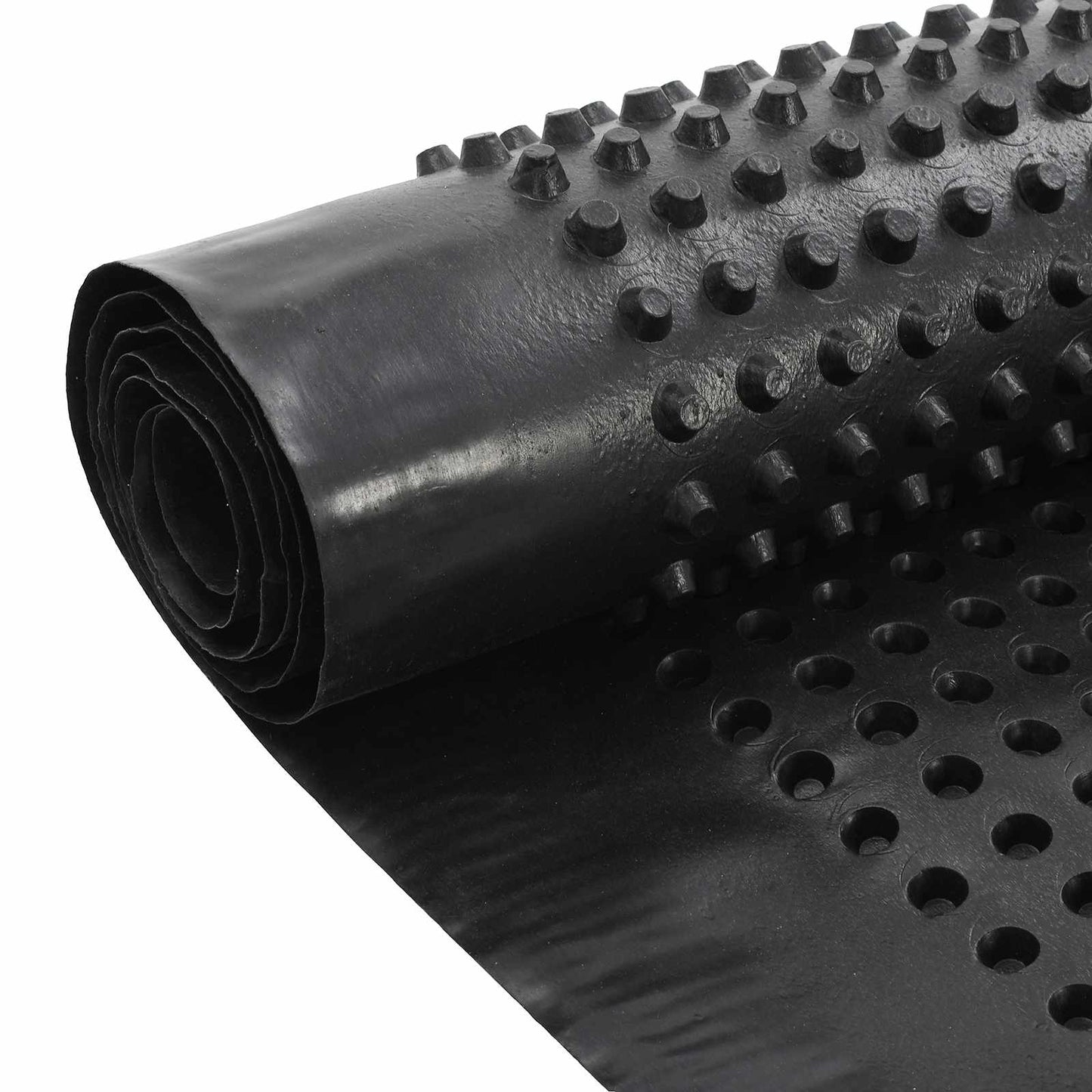 Dimpled Drainage Sheet Black 1 x 10 m HDPE