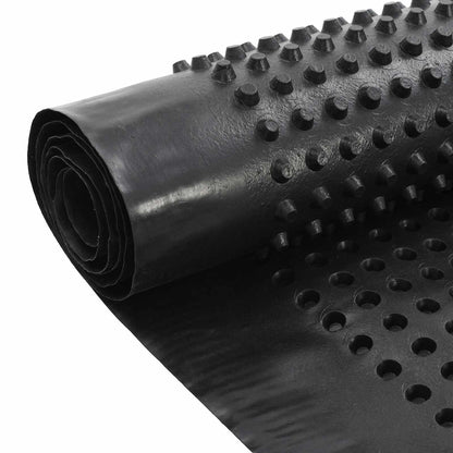 Dimpled Drainage Sheet Black 1 x 10 m HDPE