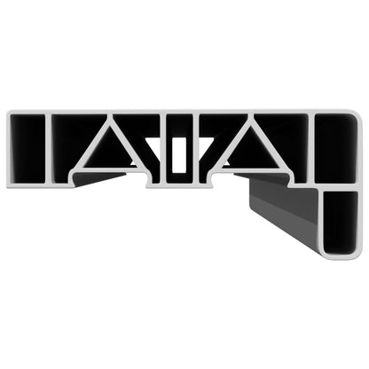 Window Sill White 60 x 10 x 4.5 cm PVC