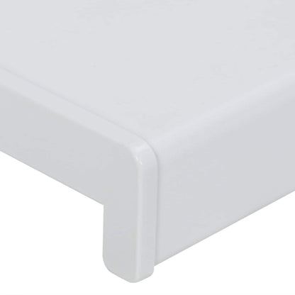 Window Sill White 80 x 20 x 4.5 cm PVC