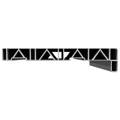 Window Sill White 80 x 20 x 4.5 cm PVC