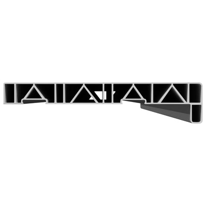 Window Sill White 120 x 25 x 4.5 cm PVC