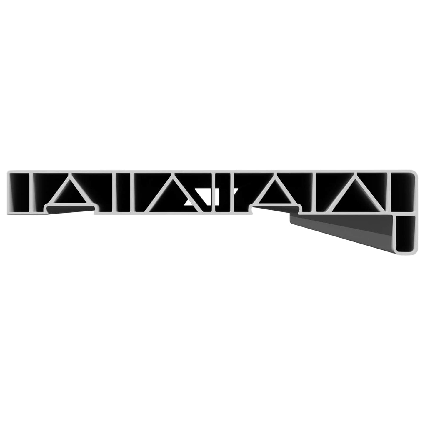 Window Sill White 160 x 25 x 4.5 cm PVC