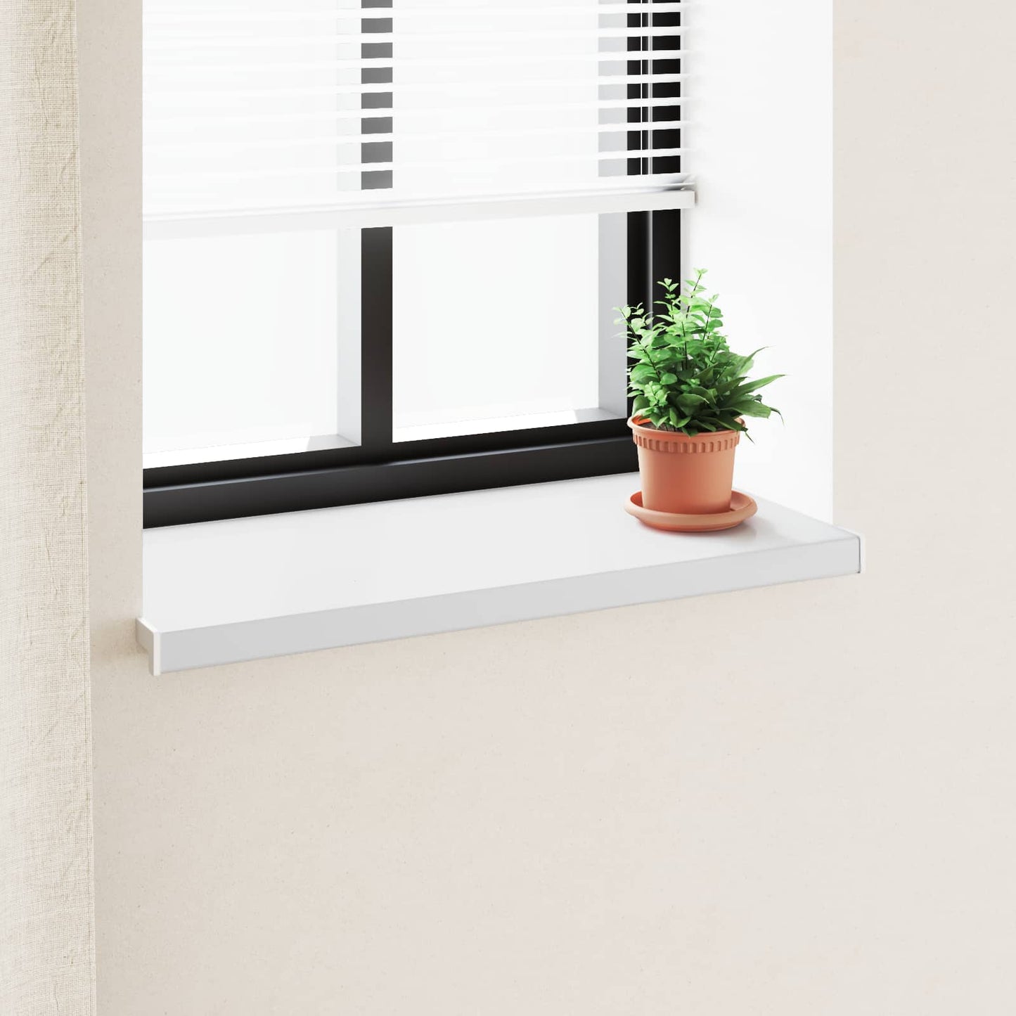 Window Sill White 60 x 45 x 4.5 cm PVC