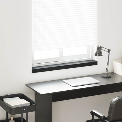 Window Sill Black with wood grain 80 x 10 x 4.5 cm PVC