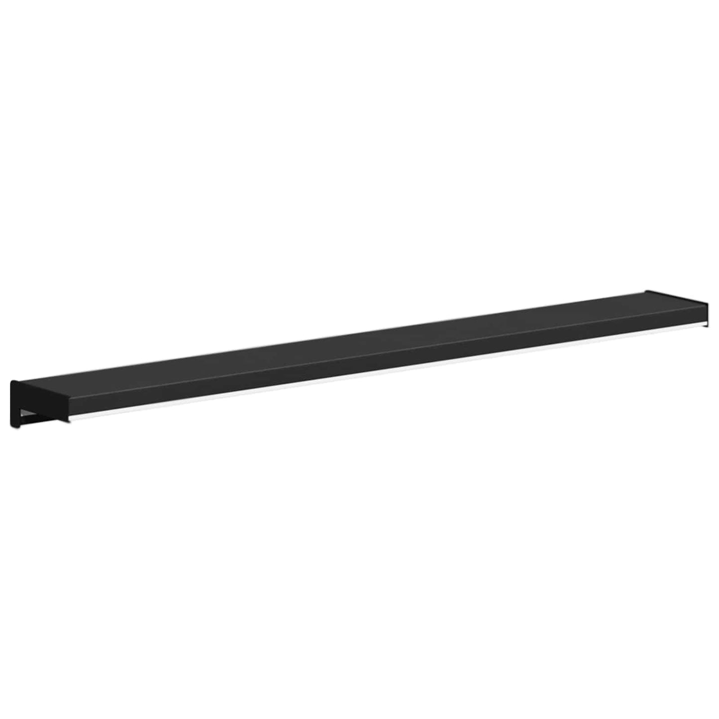 Window Sill Black with wood grain 100 x 10 x 4.5 cm PVC