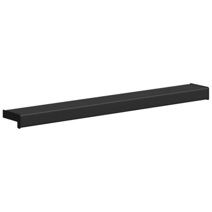 Window Sill Black with wood grain 80 x 15 x 4.5 cm PVC