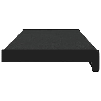 Window Sill Black with wood grain 60 x 20 x 4.5 cm PVC