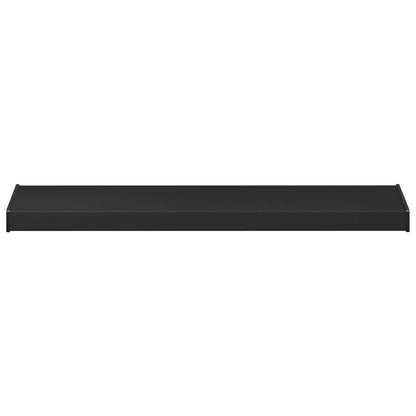 Window Sill Black with wood grain 100 x 35 x 4.5 cm PVC