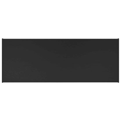 Window Sill Black with wood grain 100 x 35 x 4.5 cm PVC