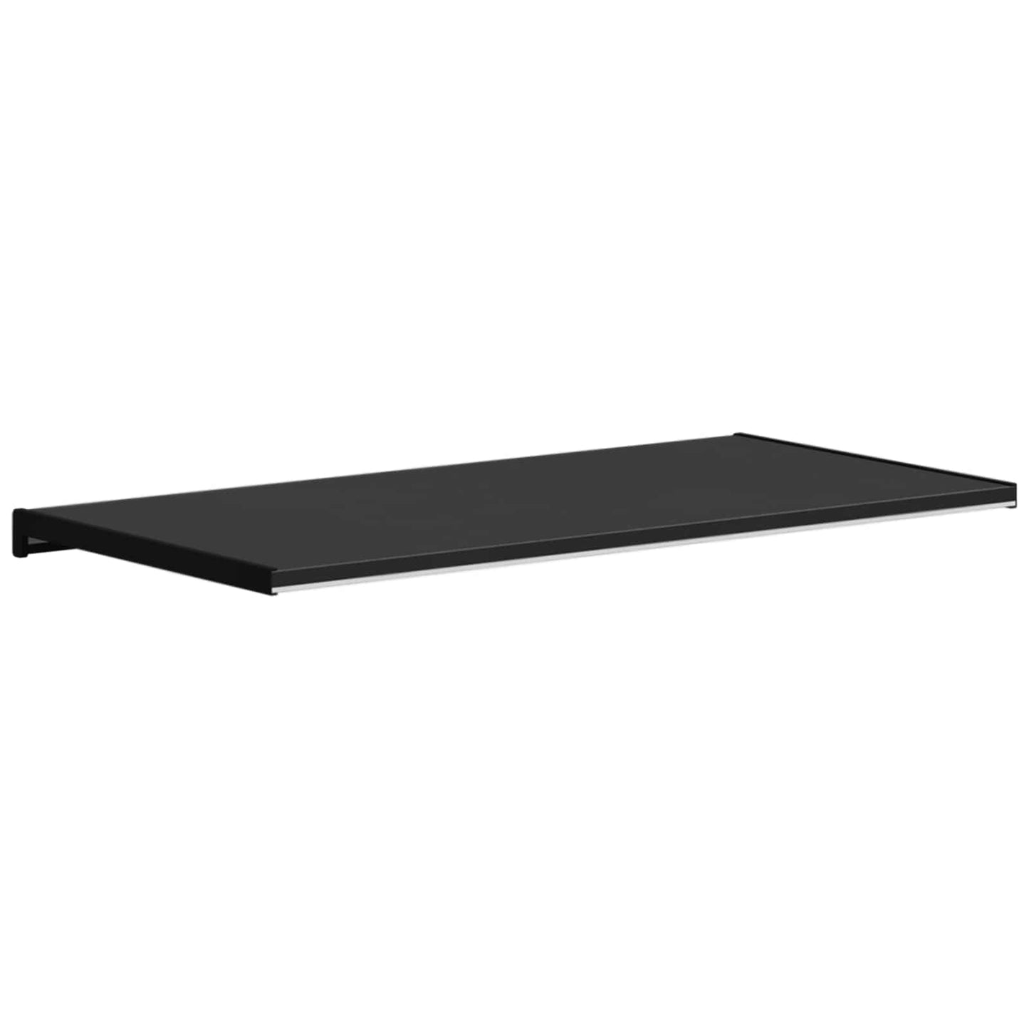 Window Sill Black with wood grain 80 x 40 x 4.5 cm PVC
