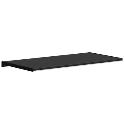 Window Sill Black with wood grain 100 x 40 x 4.5 cm PVC
