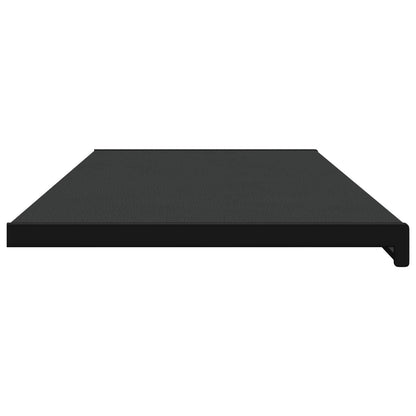 Window Sill Black with wood grain 140 x 40 x 4.5 cm PVC