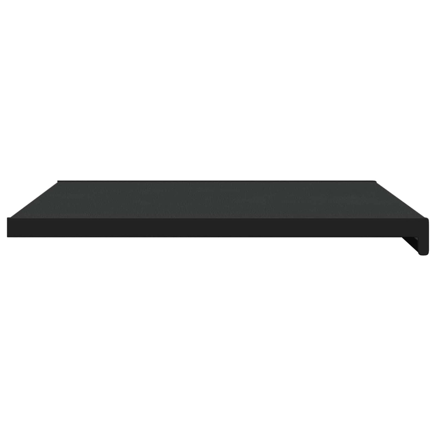 Window Sill Black with wood grain 100 x 50 x 4.5 cm PVC