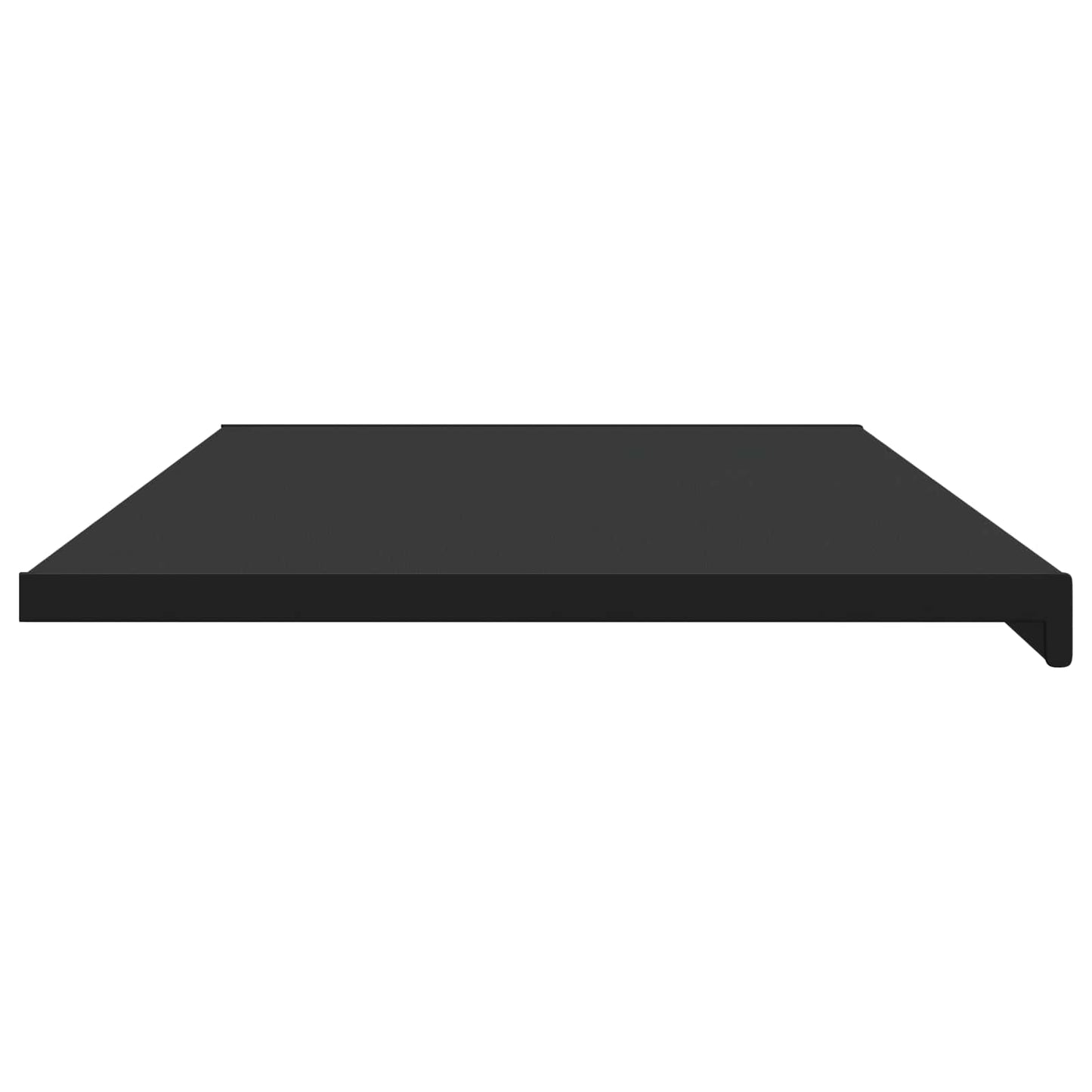 Window Sill Black with wood grain 140 x 50 x 4.5 cm PVC
