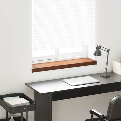 Window Sill Brown wood 80 x 20 x 4.5 cm PVC