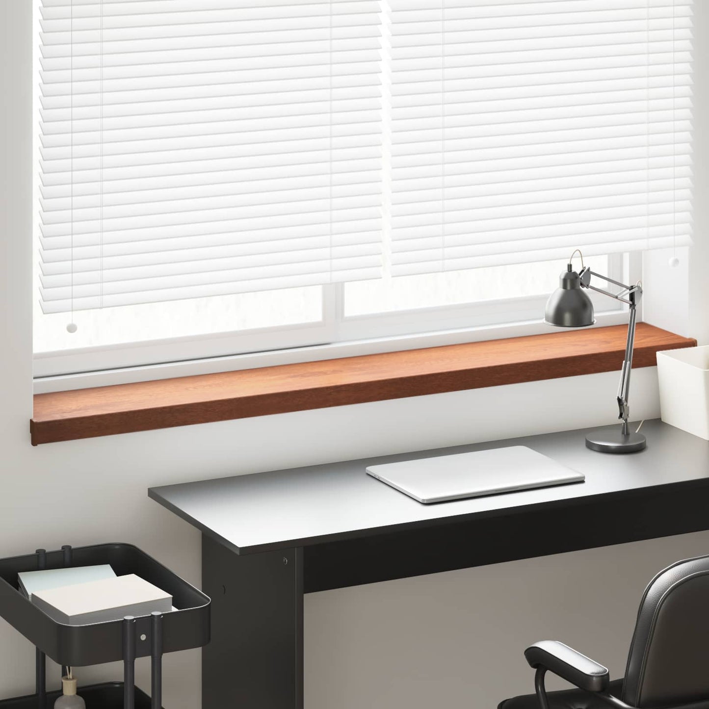 Window Sill Brown wood 120 x 20 x 4.5 cm PVC