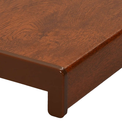 Window Sill Brown wood 120 x 35 x 4.5 cm PVC