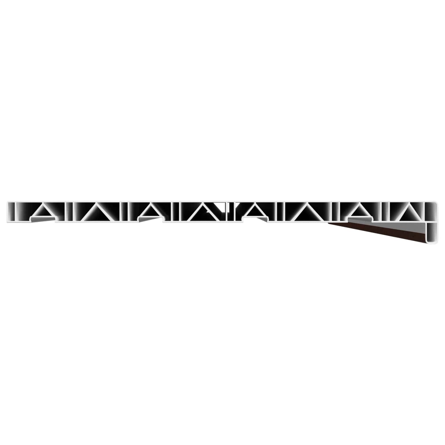 Window Sill Brown wood 160 x 45 x 4.5 cm PVC