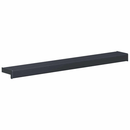 Window Sill Anthracite with wood grain 60 x 10 x 4.5 cm PVC