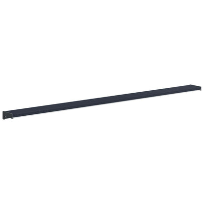 Window Sill Anthracite with wood grain 160 x 10 x 4.5 cm PVC