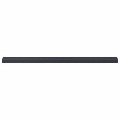Window Sill Anthracite with wood grain 160 x 10 x 4.5 cm PVC