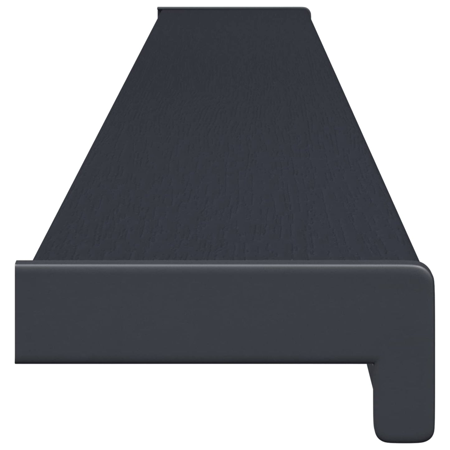 Window Sill Anthracite with wood grain 160 x 10 x 4.5 cm PVC