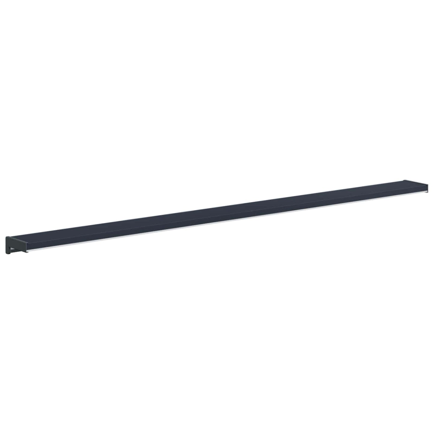 Window Sill Anthracite with wood grain 120 x 15 x 4.5 cm PVC